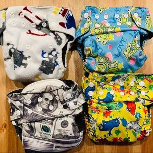 Happy Flute All-in-One Cloth Diaper Lot